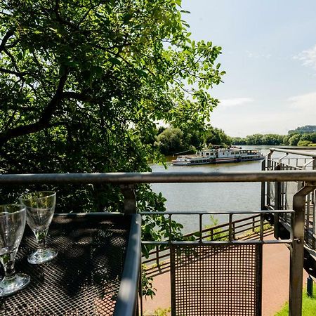 Weserwohnung - Bootshaus Urlaub Am Wasser Hamelin Buitenkant foto