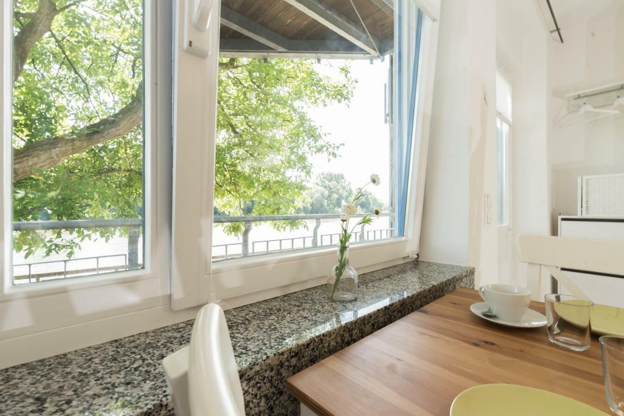 Weserwohnung - Bootshaus Urlaub Am Wasser Hamelin Buitenkant foto